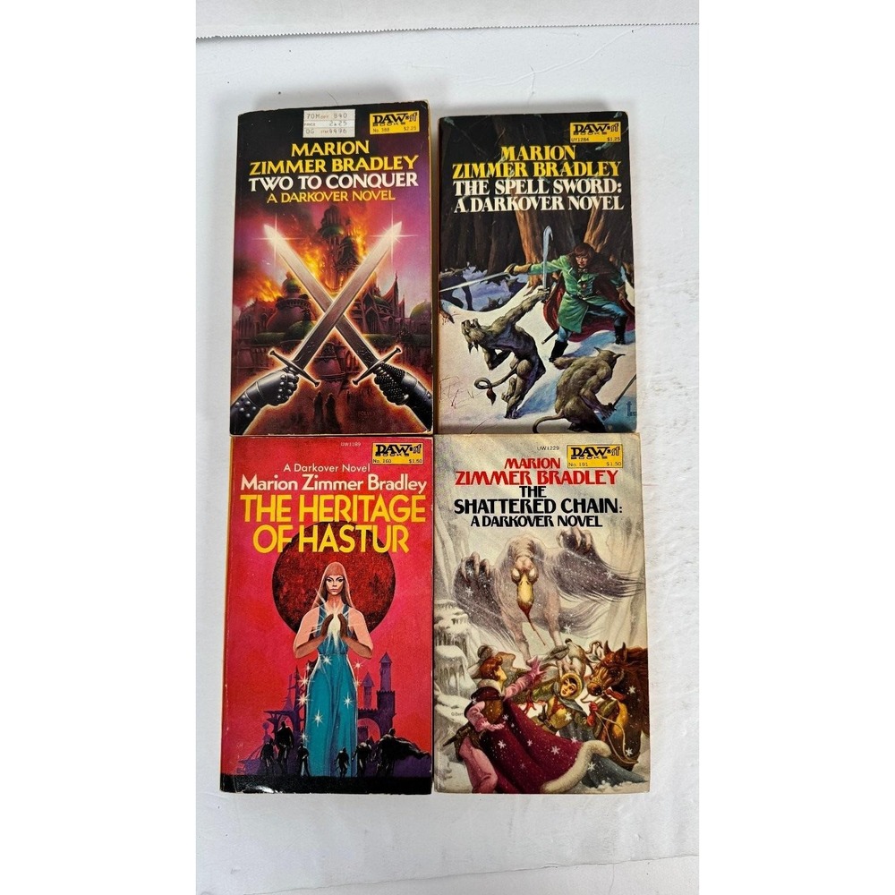 Marion‎ Zimmer Bradley Darkover Novels DAW Books Sci-Fi Fantasy Paperback Lot 4